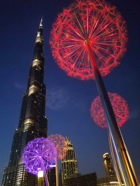 Beautiful lights Dubai🚥💡✨