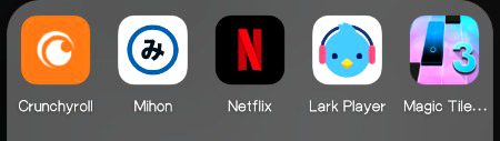 Packed in 5 apps everyday