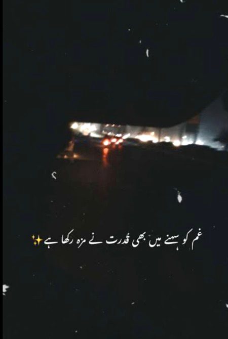 غم کو سہنے میں بھی قدرت نے مزہ رکھا ہے ✨✨✨