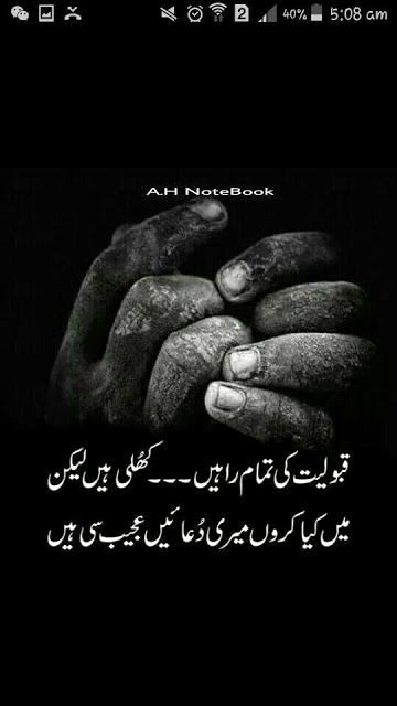 میں تلاش میں ہوں اس سکون کے
اہل جہاں جسے موت کہتے ہیں