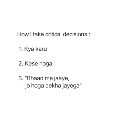 My decision supermacy