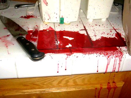 i made a bloody mess...
