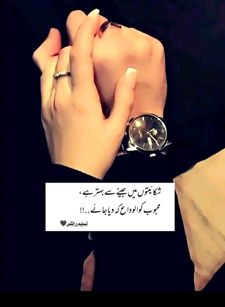 اے لا حاصل شخص ، میرے چاہنے کے آدھے برابر بھی تجھے کوئی چاہنے والا ملا ۔ تو میں محبت سے مکر جاؤنگی