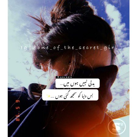 بدلی نہیں ہوں میں