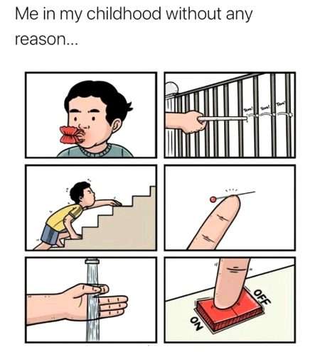 without any reason