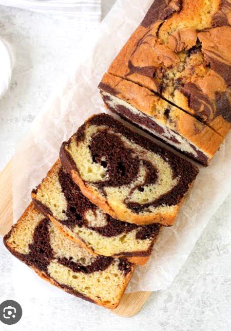 I have baked a marble cake like this 😊