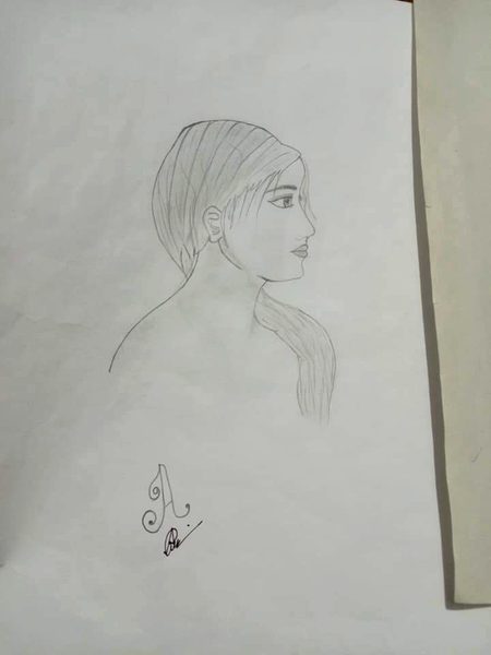 کوئی کسی کا نہیں ہوتا
لوگ تبھی یاد کرتے ہیں جب ٹائم پاس نہیں ہوتا
My first painting 😇☺