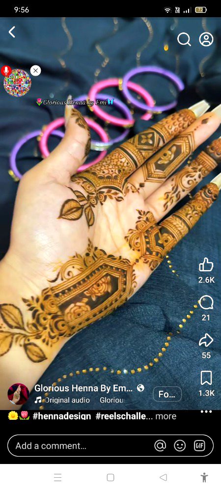 Mehindi design niceee