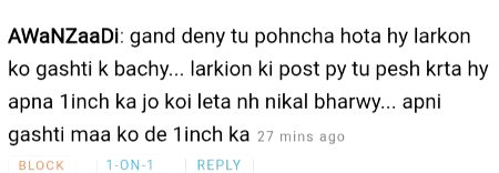 Log kehte hai tumhe kese pata chalta hai fake I'd ka. Tu ap khud batao aik larki jitni marzi Gandi ho jaye aisi language use kar sakti hai kea