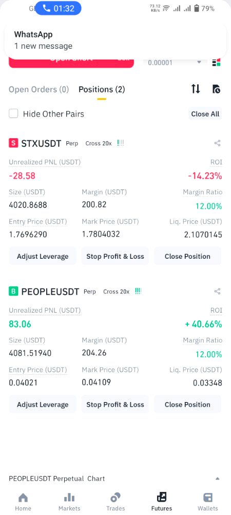 Binance future trading