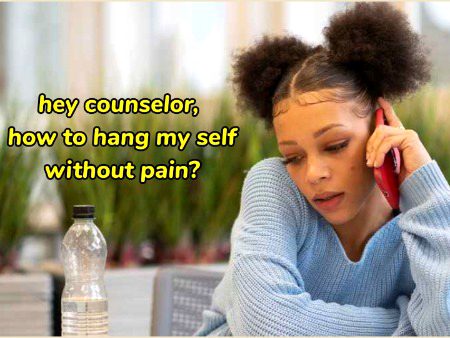 My ex wants to hang herself but she scares of death..