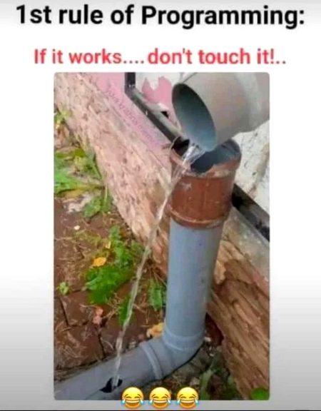 First Rule of programming