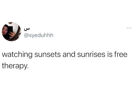 It soothes ur soul✌