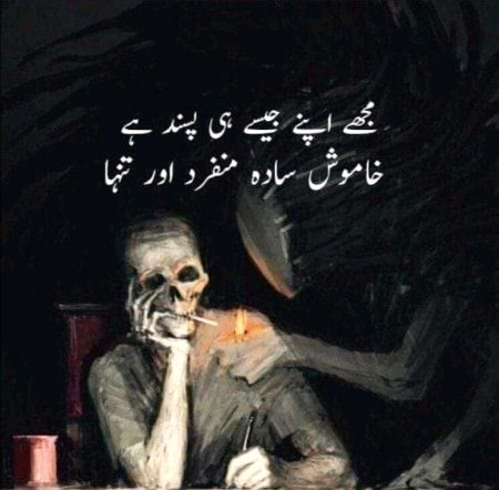 مجھے اپنے جیسے ہی پسند ہے خاموش 🤫 سادہ منفرد اور تنہا