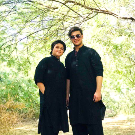 Cute Sami khan with Bro Aadi khaan