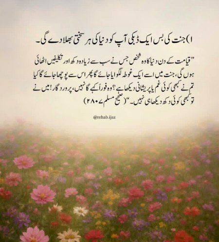 Jannat 🌺 Dunia bhula degi🍃