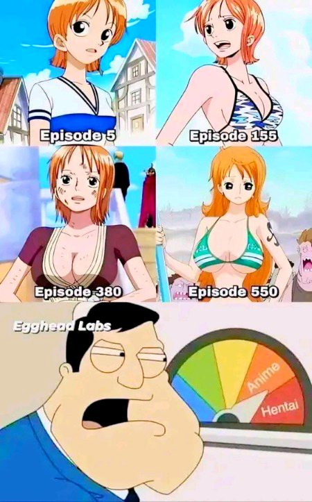 I never realized before time skip nami