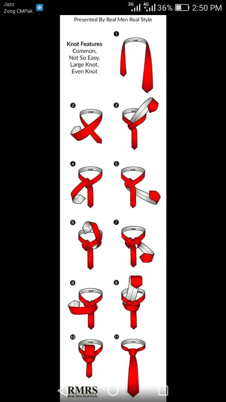 For those who won't know how to tie a tie....
