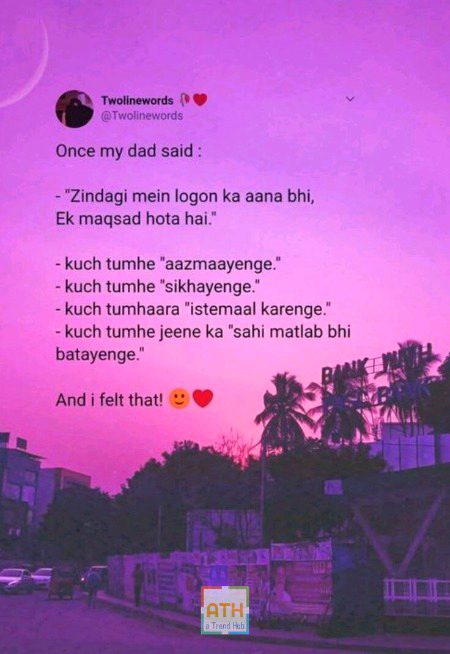 And I felt