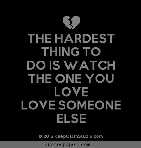 HARDEST THING FOR ME