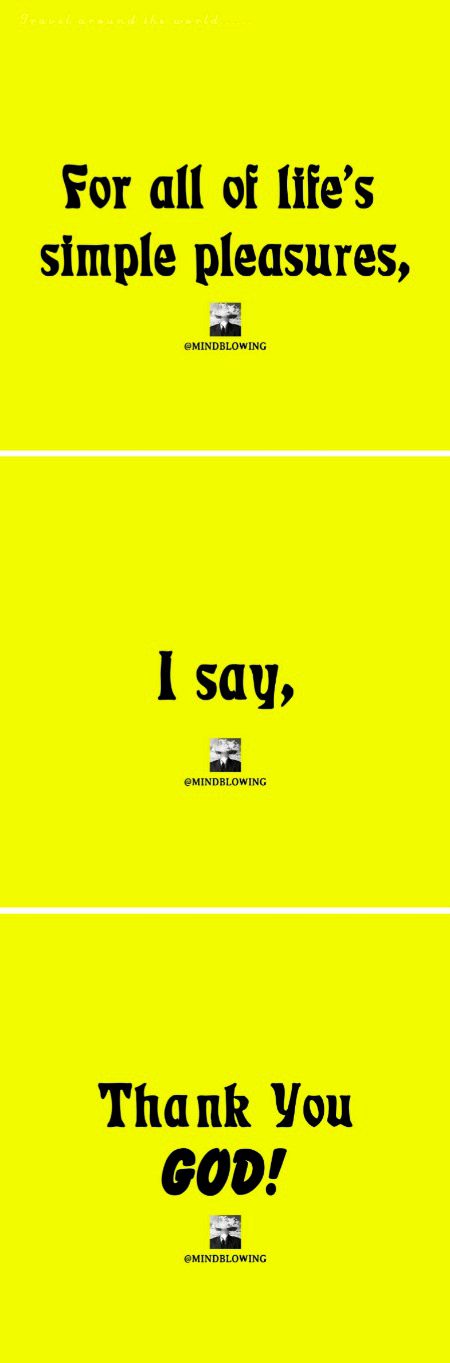 I say....