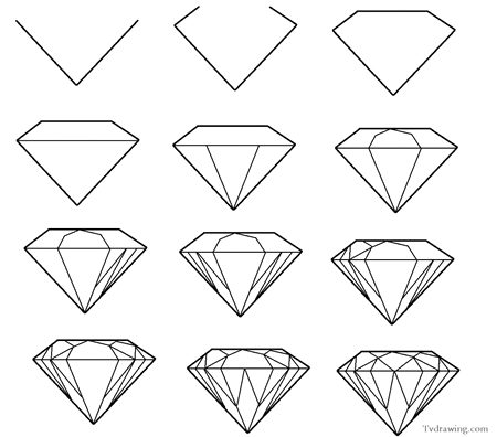 How to draw a Diamond..
