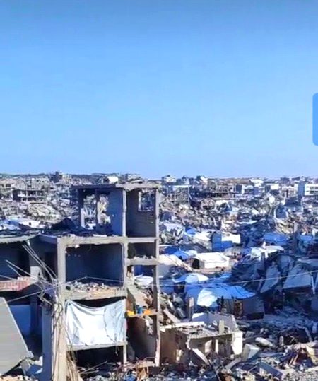 Dusri photo dekhy Palestine Gaza ka manzr