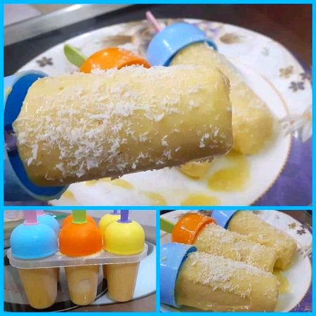 Home made ice cream۔
Jugnu 💞🌷