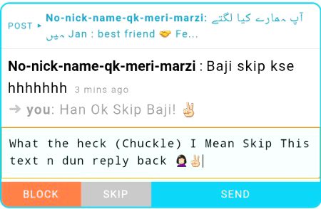 ѕнαнzαιв, she dun understand it correctly, she understand it, she think it sounds like I'm talking, Baji skip means Baji Waji is over... Chuckle