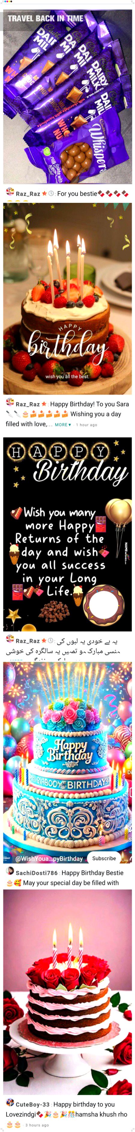 Thanks you so much everyone ❤️🍫🍫🍫🎂🎉🎊🎉🎊