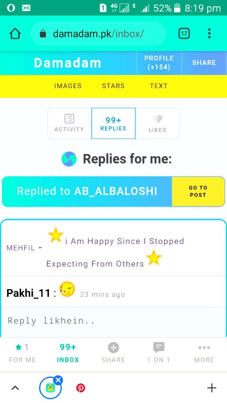 My profile