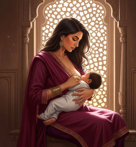 Har bache ki maa se darkhuwast hy bache ko apna fid kraye take har bimari se bacha dor rhe khud b daba k taqat ki chize khye💯
