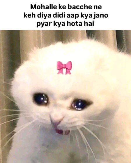 Kiya hii bolun awb mein😫