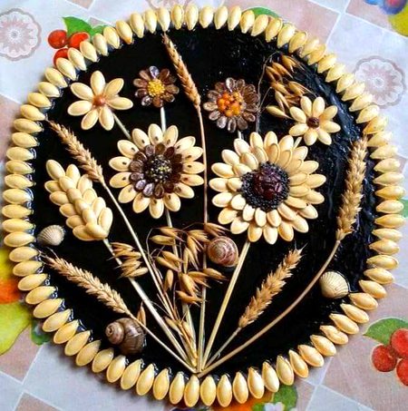 Made with pistachio shells