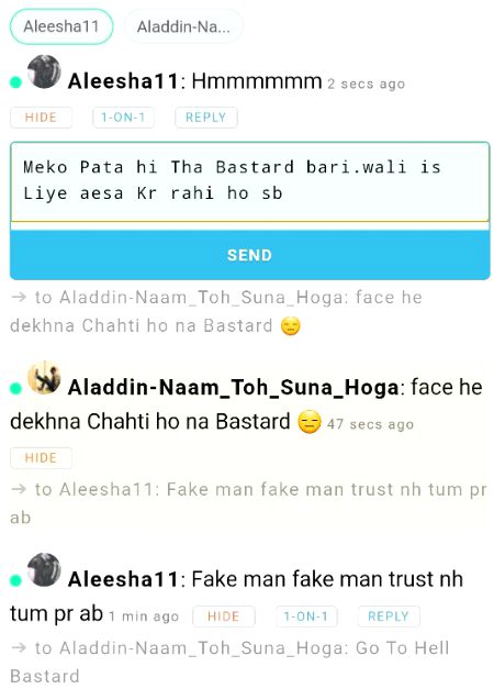 ѕнαнzαιв, Look at how ugly she is, she is full of ugliness. She is slandering me for looking at my face... Ugh!!!!