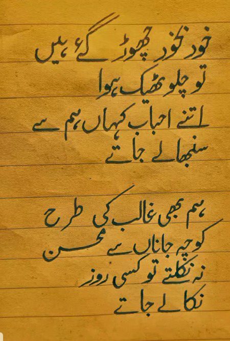 🍁خود نہ نکلتے تو نکالے جاتے,