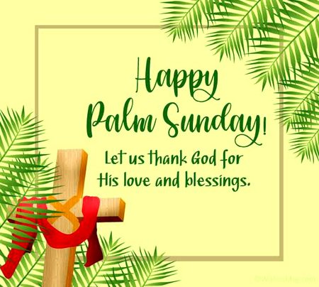 Happy 🌴 Palm Sunday .. May God Bless You all 💞