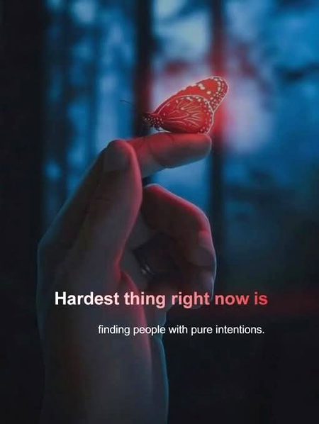 Life is very difficult when we are true to everyone...