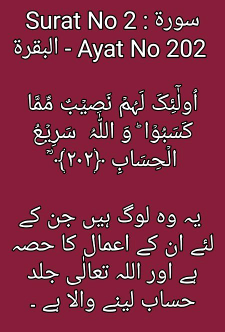 سورت بقرہ آیت 202💞