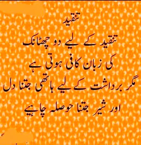 Log tanqeed tau Kar detay hai Lekin ye nhi sochtay k is say kisi ko kitna dukh hota hai