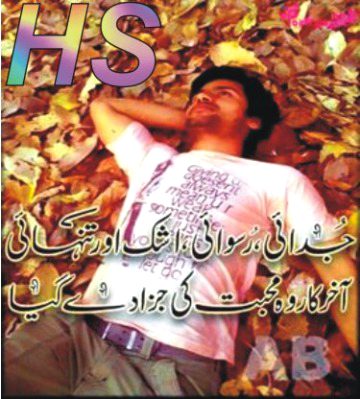 رات دروازے پہ کتنی دستکوں کے نشان تھے 
پھر وہی پاگل ہَوا تھی ، پھر مجھ سے دھوکہ ہوا