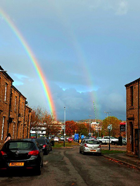 Just witnessed a double rainbow