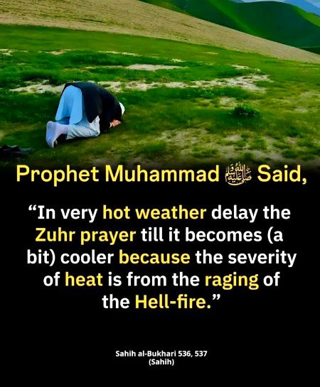 About Zuher prayer .