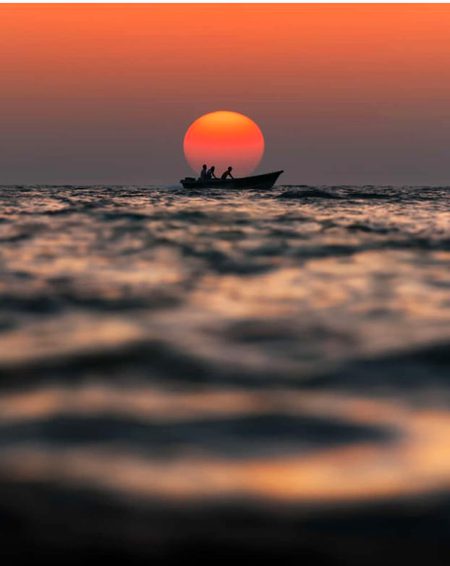 A serene sun set on Arabian Sea