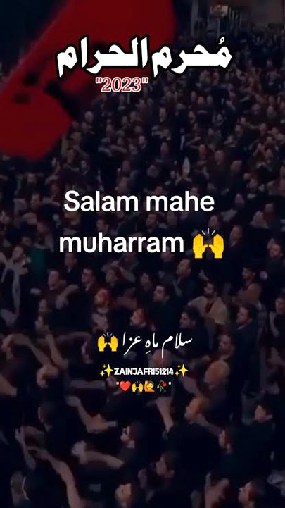 Agya Mahe e Muharram 😭... BiCh gaya FraSh e Aza🙏❤️