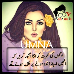 Beshak and mein ny to apni dushmano ki Nafrat ko humesha kly ignore kr dia hai