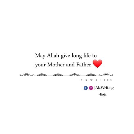 May Allah givi me loong life ameen