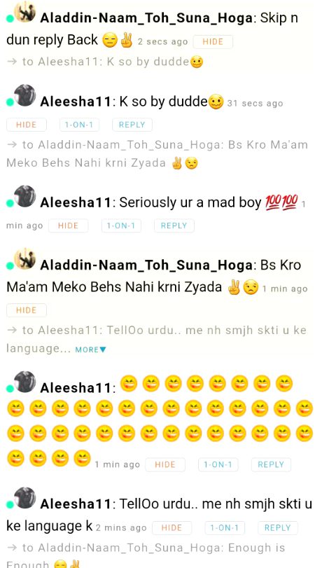 ѕнαнzαιв, What a rude girl she is, she doesn't even know how to talk, so now u should to teach her by ur style n way..