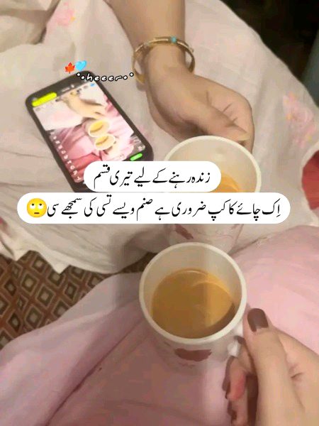 زندگی کے چند لمحات جیتے ہیں 
آؤ کہیں بیٹھ کے مل کر چائے پیتے ہیں