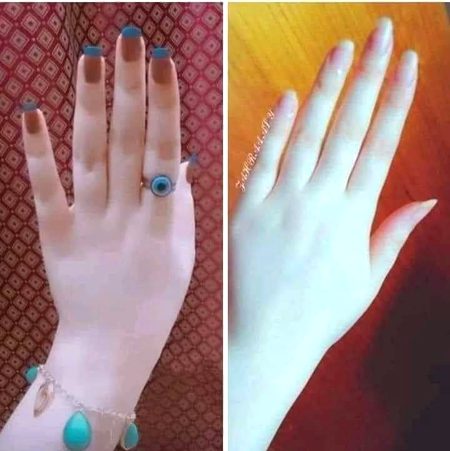 ایسی ہاتھوں والے لڑکی کمنٹ کردیں.
 میں نے نکاح کا ارادہ بنانا ہے 😑🥀